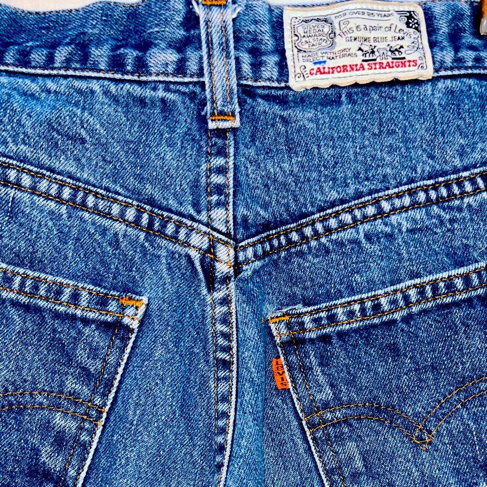 VINTAGE ORANGE TAB LEVIS 26w 30L PERFECT CONDITION